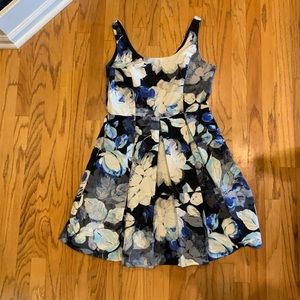 Eliza J Blue Floral Aline Dress!